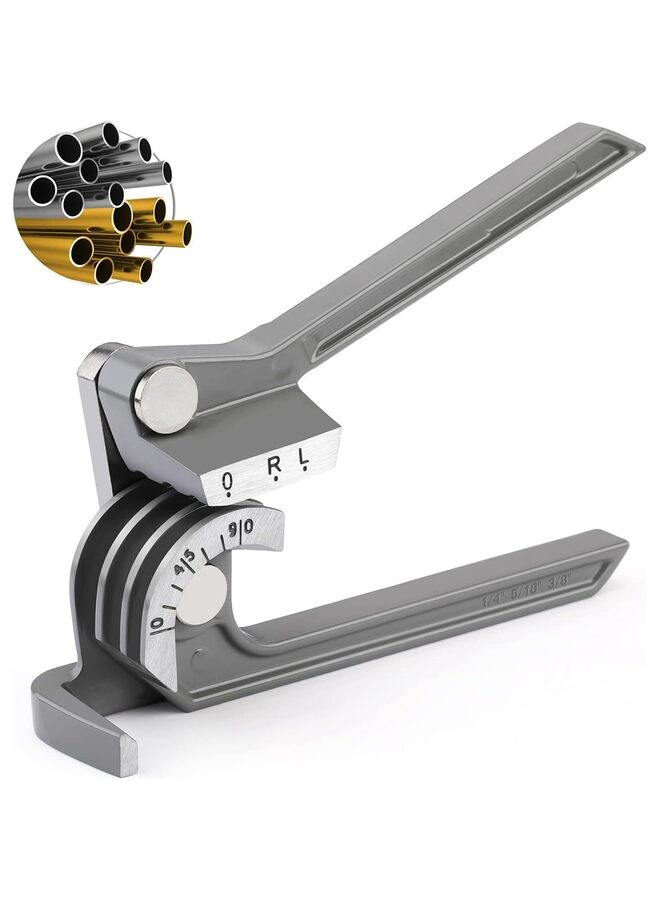 يُسلِّم أداة ثني الأنابيب، أداة ثني الأنابيب، 3 في 1، 1/4 بوصة، 5/16 بوصة، 3/8 بوصة، للأنابيب النحاسية والنحاسية والألومنيوم والفولاذية الرقيقة - Image 1